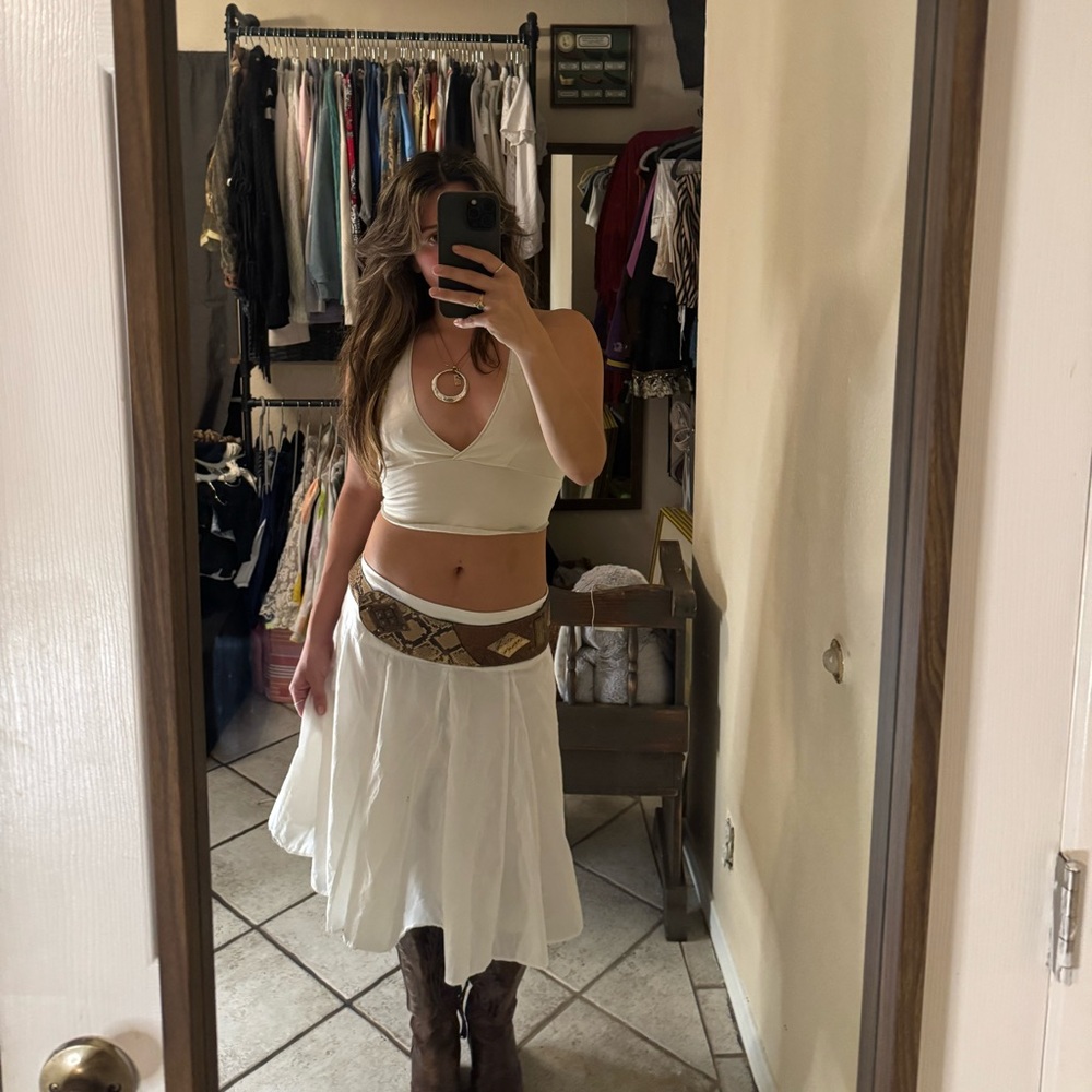 INC International White Skirt